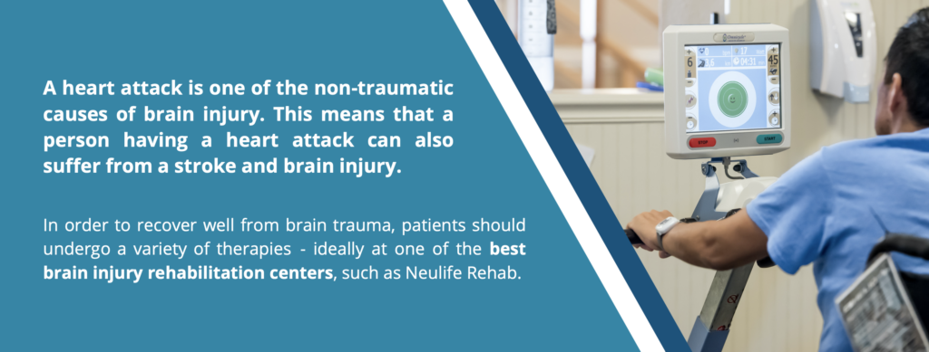 heart attack and brain injury - inpatient neuro rehab