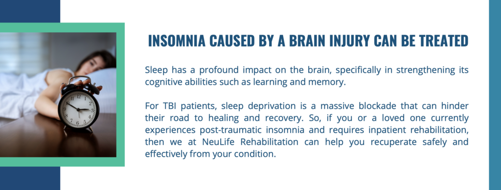 insomnia after brain injury